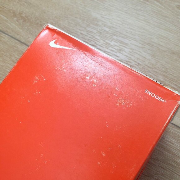 Vintage 1984 Nike Rebound Shoe Box ONLY Orange White Swoosh Retro READ 80s 8406 - Picture 11 of 15